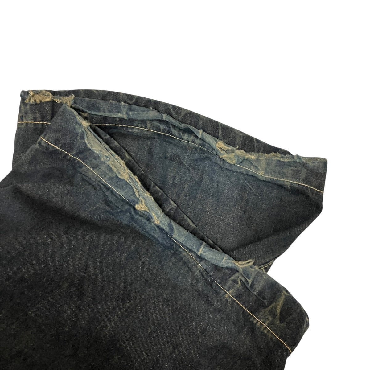 Sticker Prints Denim Baker Pants総柄プリントイージーパンツJ14PT124