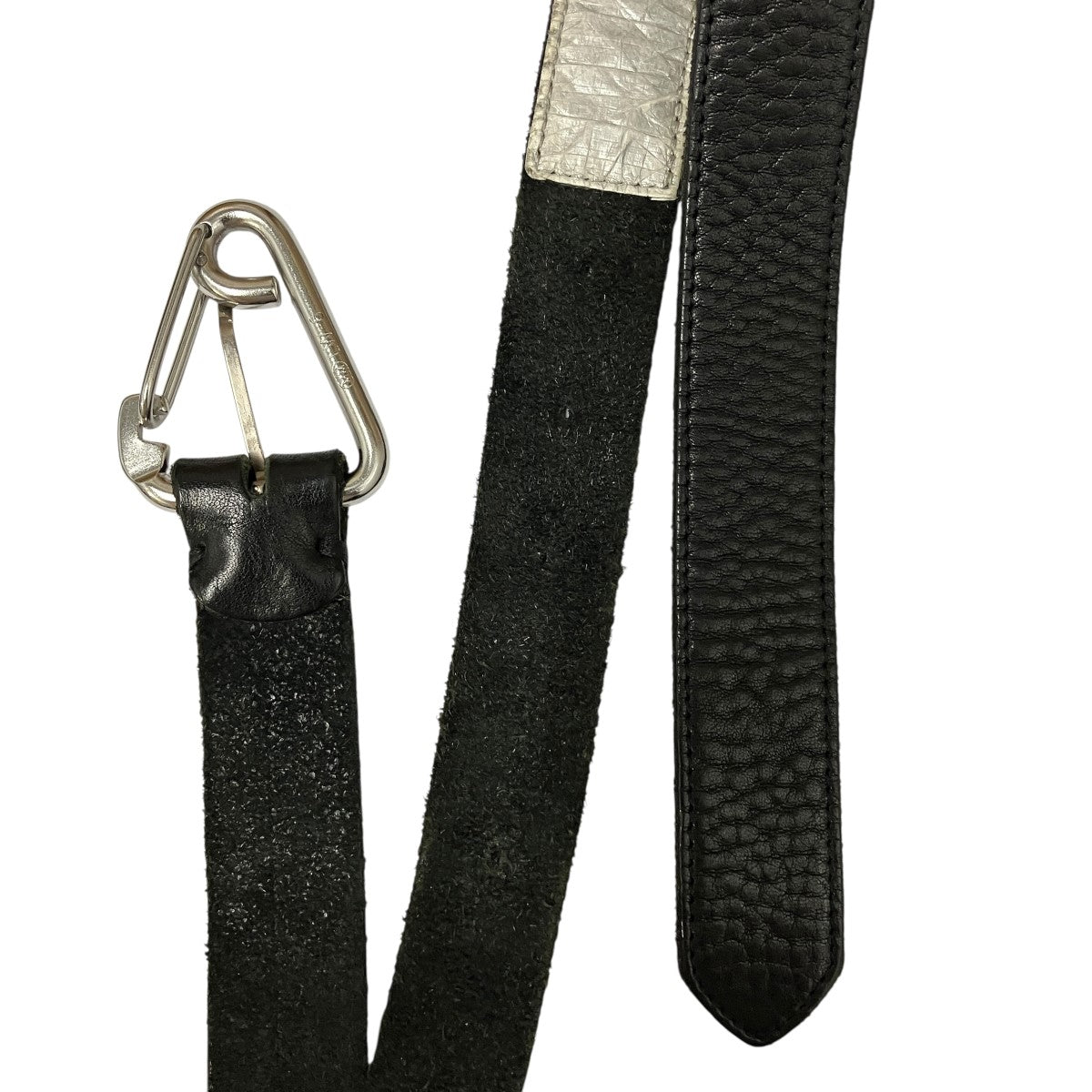 Carabiner beltレザーベルト