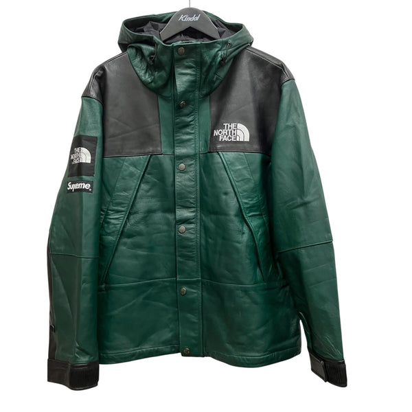 Supreme×THE NORTH FACE 18AWLeather Mountain parkaレザーマウンテン