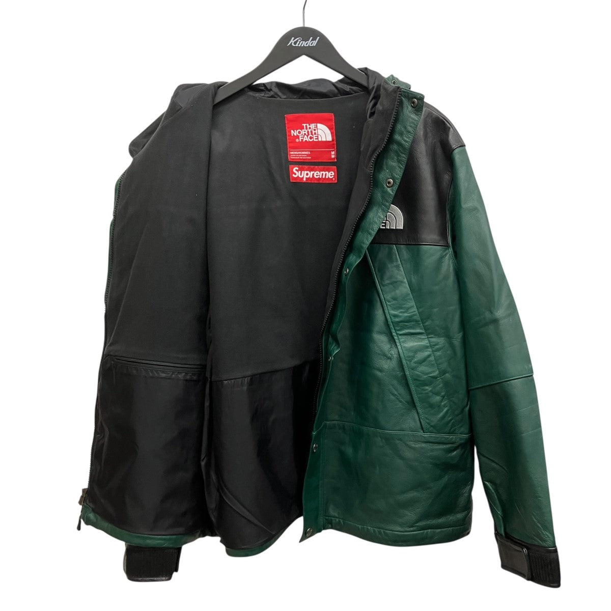 18AWLeather Mountain parkaレザーマウンテンパーカーNP618071