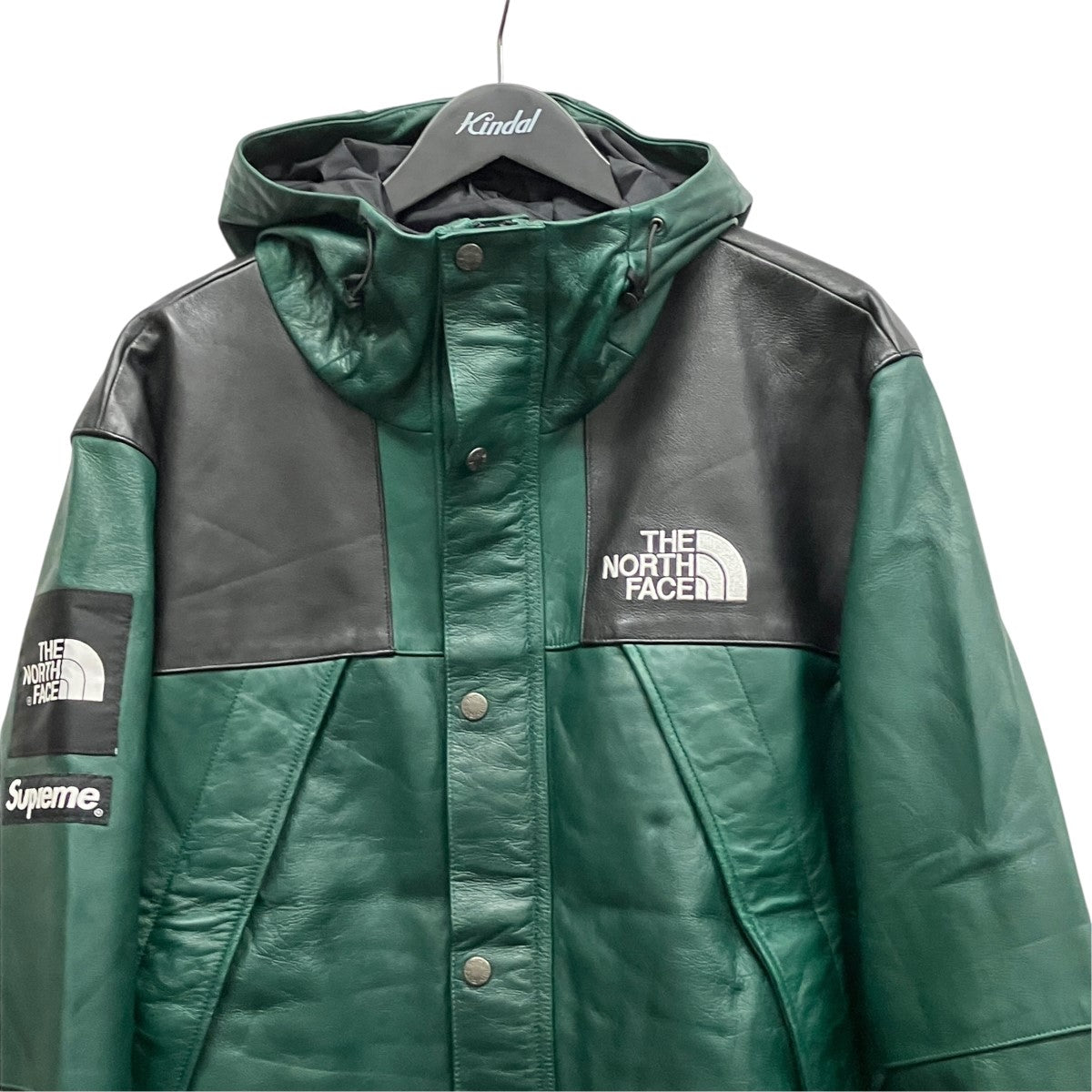 18AWLeather Mountain parkaレザーマウンテンパーカーNP618071