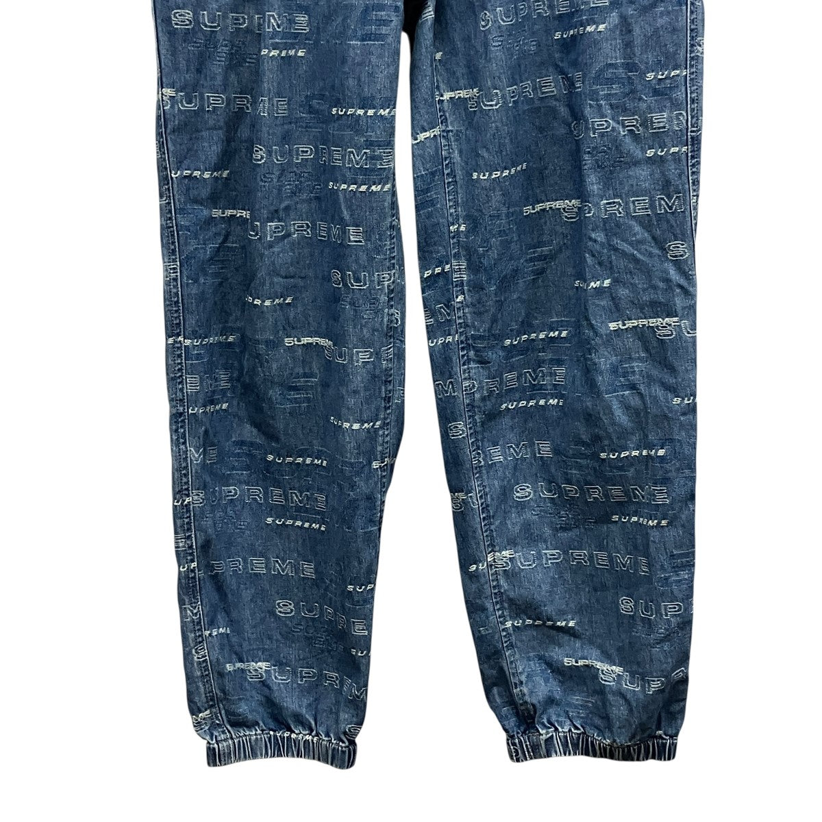 19AWDimensions Logo Denim Skate総柄イージーパンツ