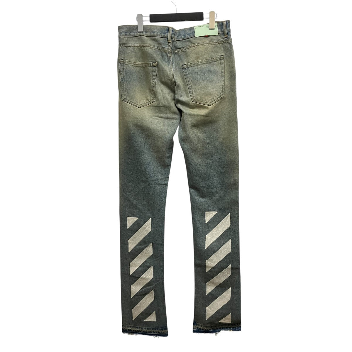 Slim Split JeanバイアスデニムパンツOMYA062S20386022