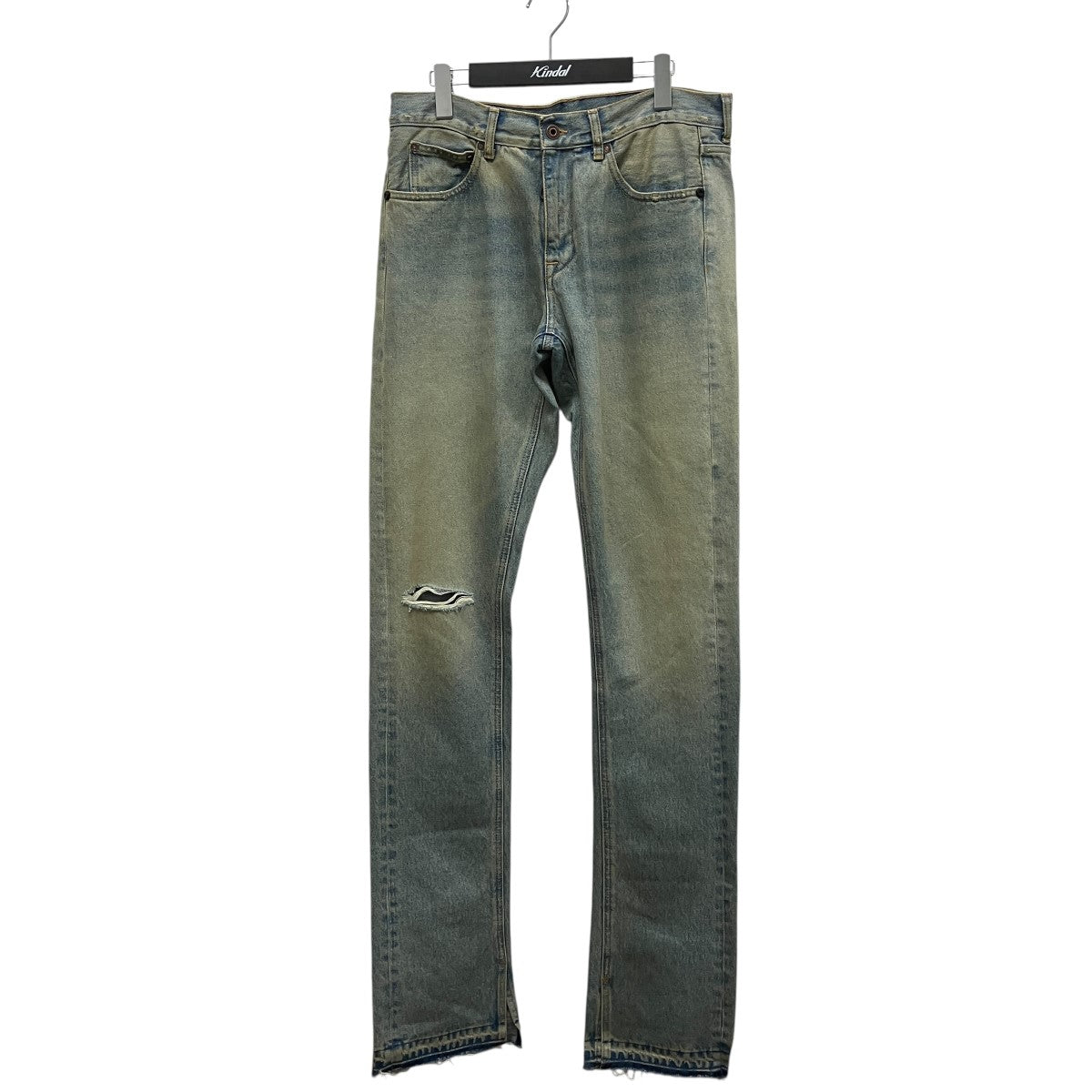 Slim Split JeanバイアスデニムパンツOMYA062S20386022
