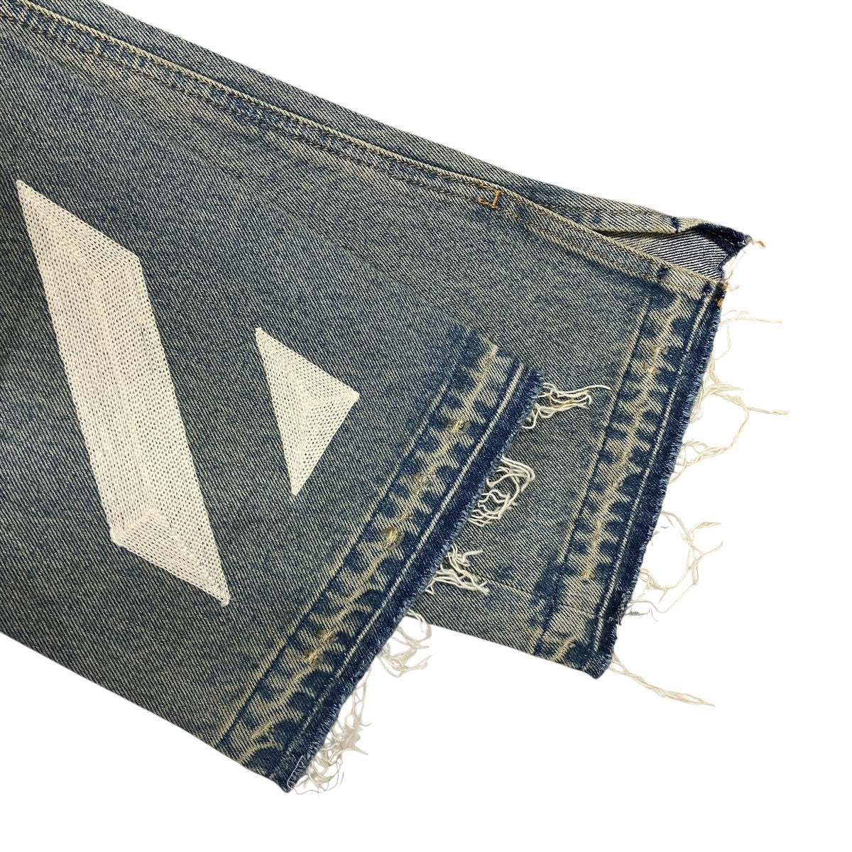 Slim Split JeanバイアスデニムパンツOMYA062S20386022