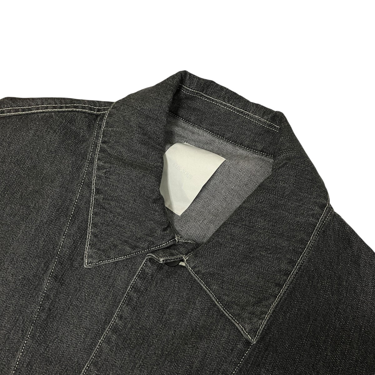24SS10oz denim cover-allペイントデニムジャケット12-SS-001