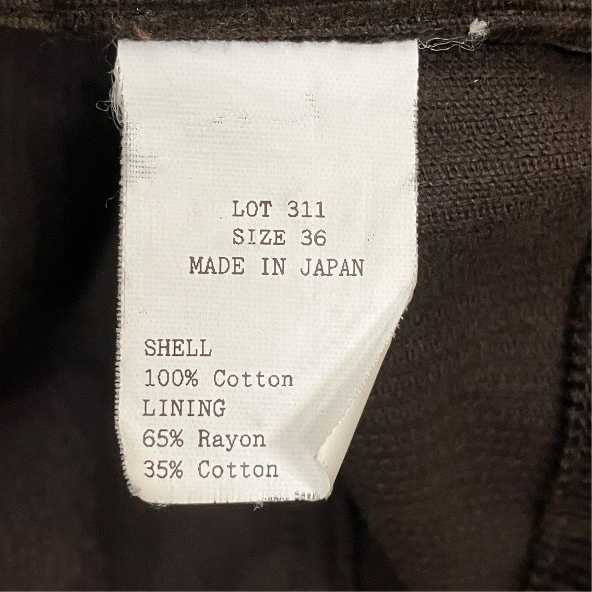 DB SACK JACKETコーデュロイジャケット311