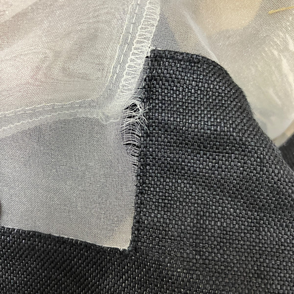 パッチワークフリルシースルーハーフパンツ