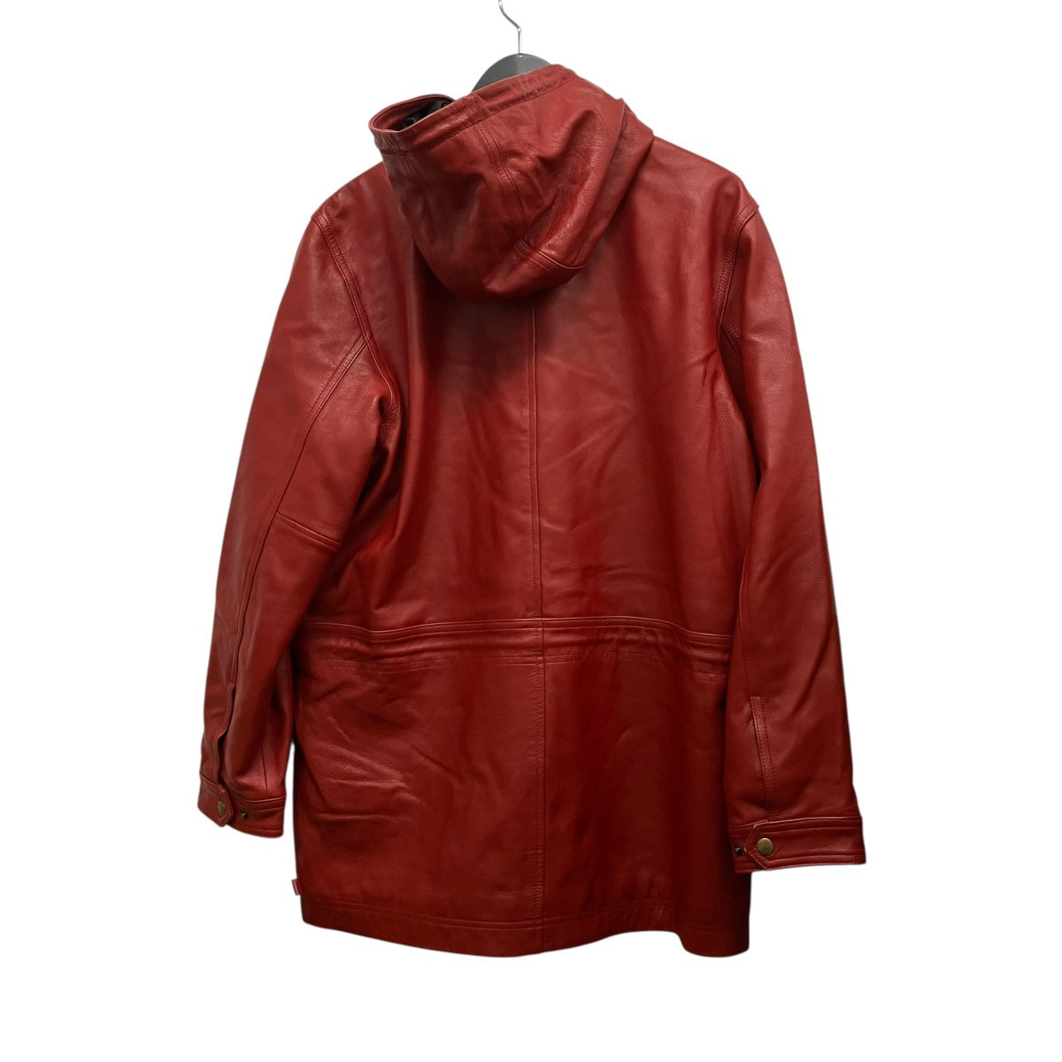 14AWHooded Leather Parkaレザーフーデッドパーカー