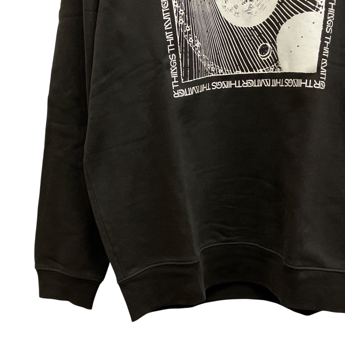 RHINESTONE EARTH PRINT SWEATプリントスウェット0585TM0440P