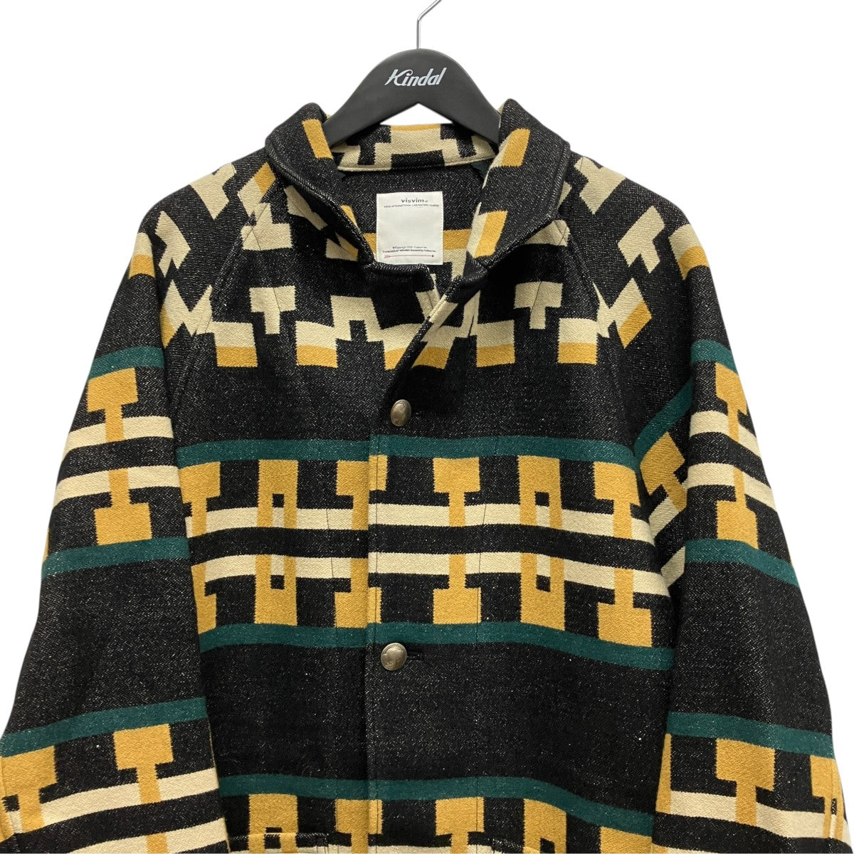23SSネイティブ柄コート0123105013005 HOPILAND COAT NATIVE BLANKET