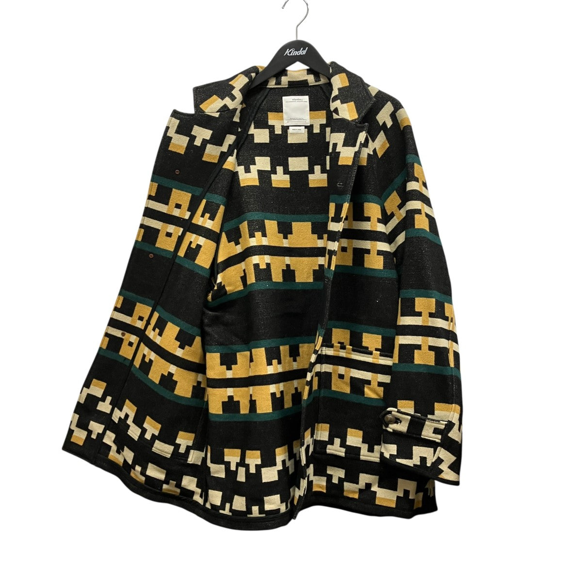23SSネイティブ柄コート0123105013005 HOPILAND COAT NATIVE BLANKET