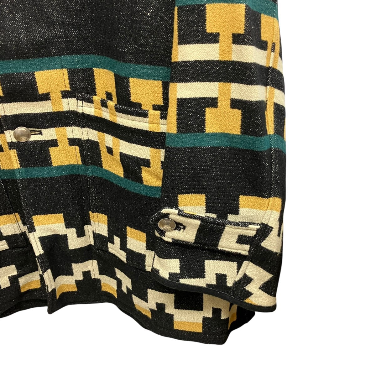 23SSネイティブ柄コート0123105013005 HOPILAND COAT NATIVE BLANKET