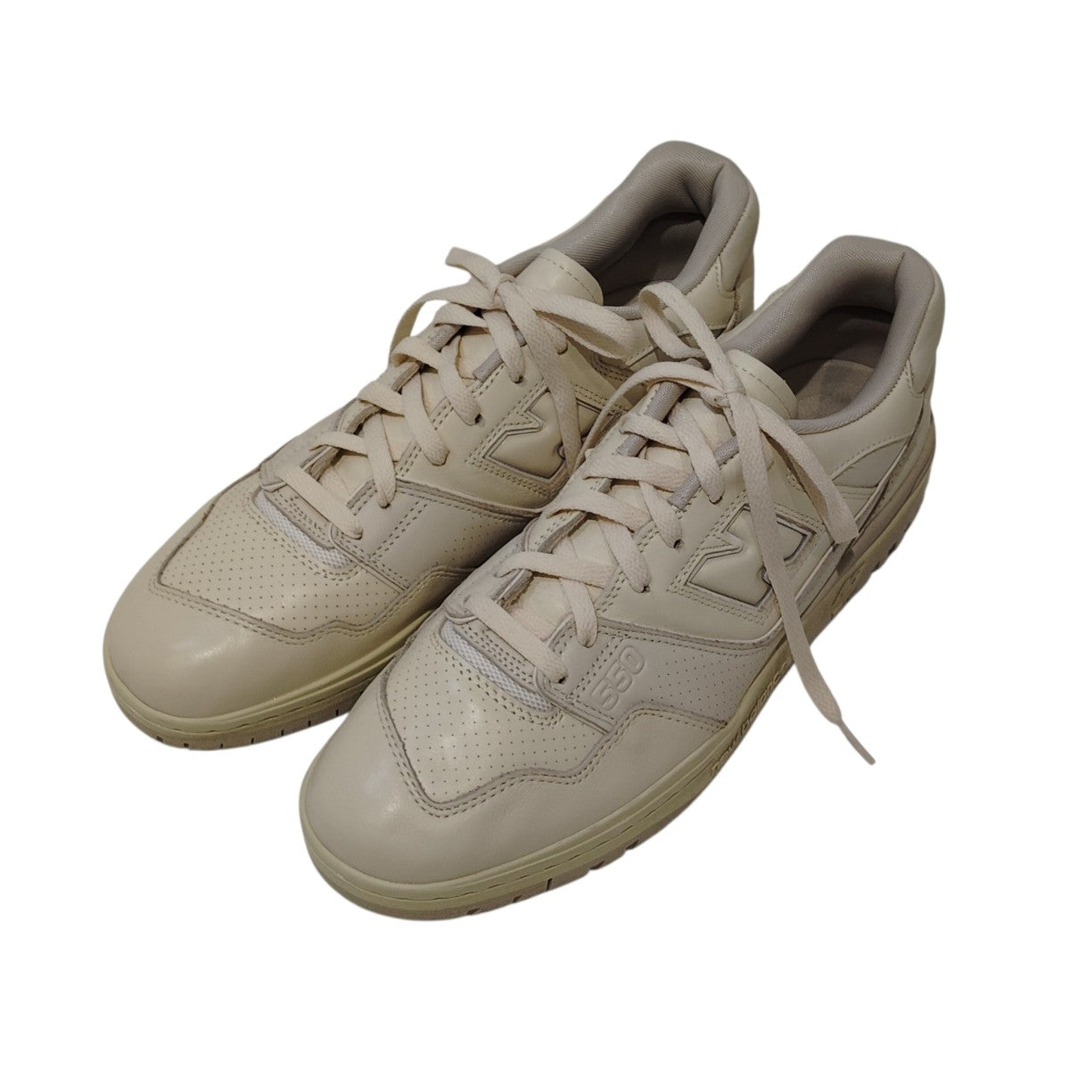 NEW BALANCE×AURALEE 550 Pistachio EcruスニーカーBB550AR 古着・中古-1枚目のアイテム画像