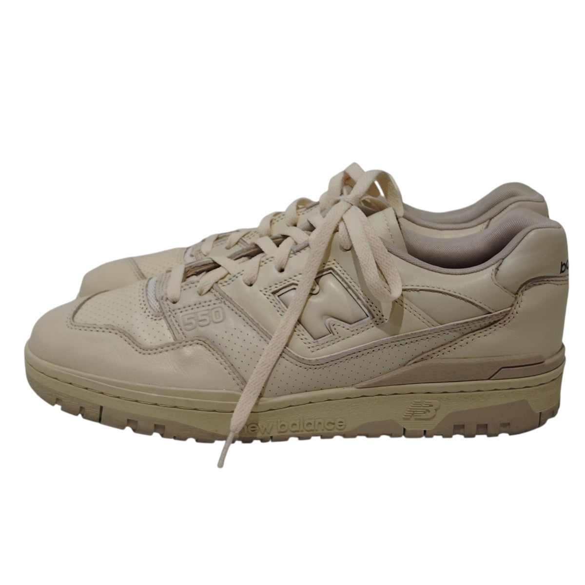 NEW BALANCE×AURALEE 550 Pistachio EcruスニーカーBB550AR 古着・中古-3枚目のアイテム画像