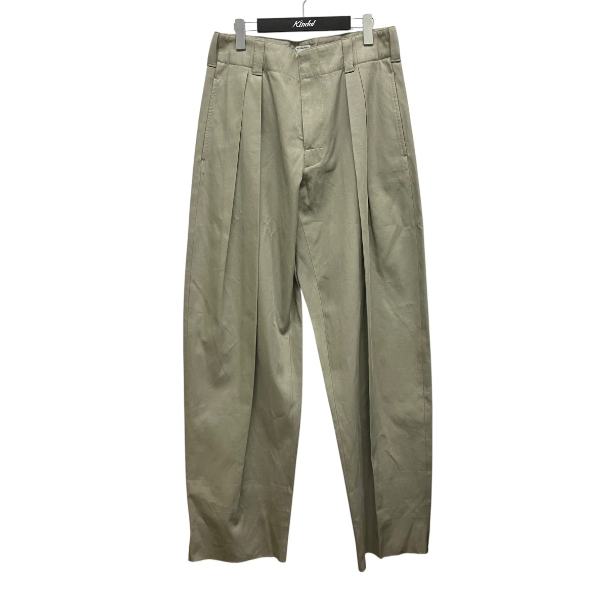 Twill Pleated Pants2タックトラウザーパンツ759372 V2T10
