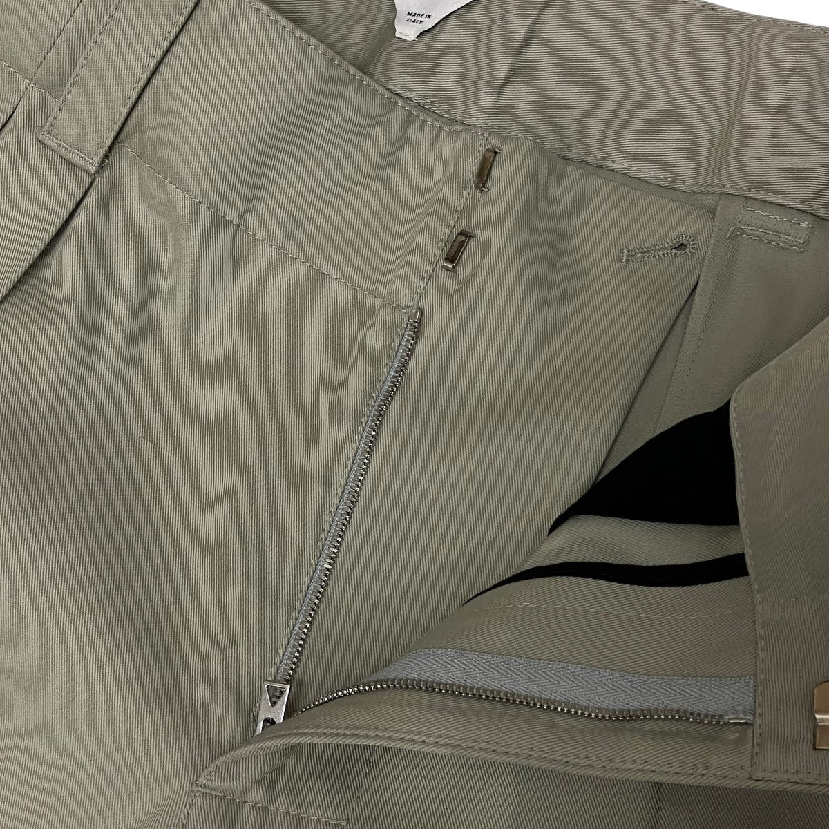 Twill Pleated Pants2タックトラウザーパンツ759372 V2T10