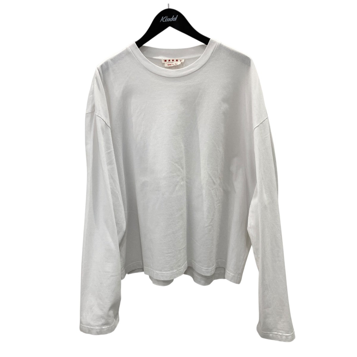MARNI 25SSオーバーサイズロングスリーブTシャツ／カットソーHUMU0325X0 古着・中古-1枚目のアイテム画像
