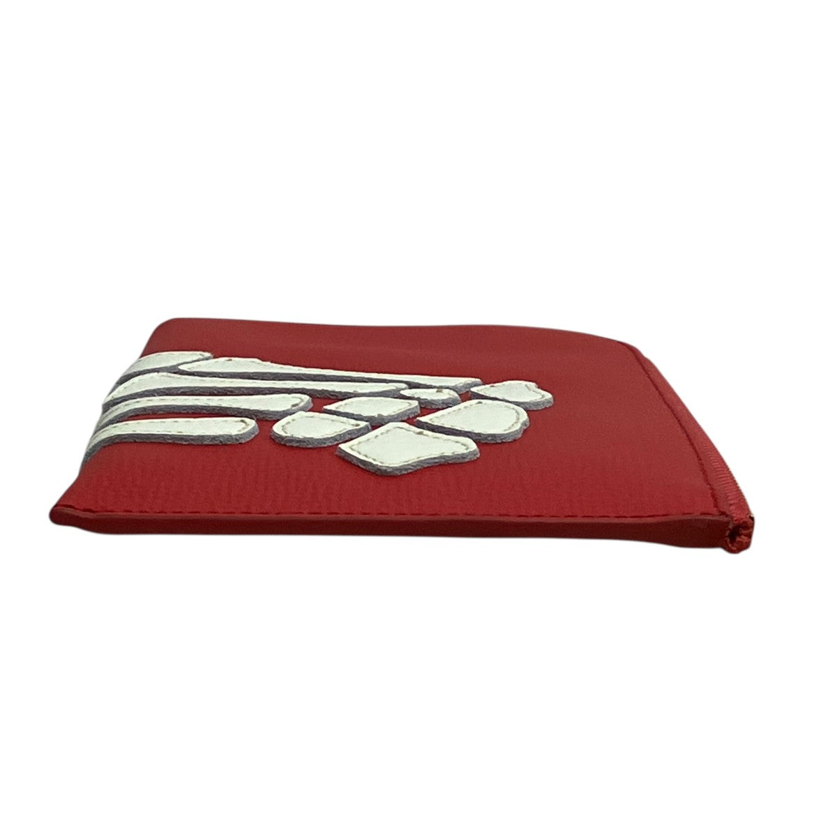 Leather Thumbs Up Bone Hand Zip Neck walletレザーボーンジップウォレット