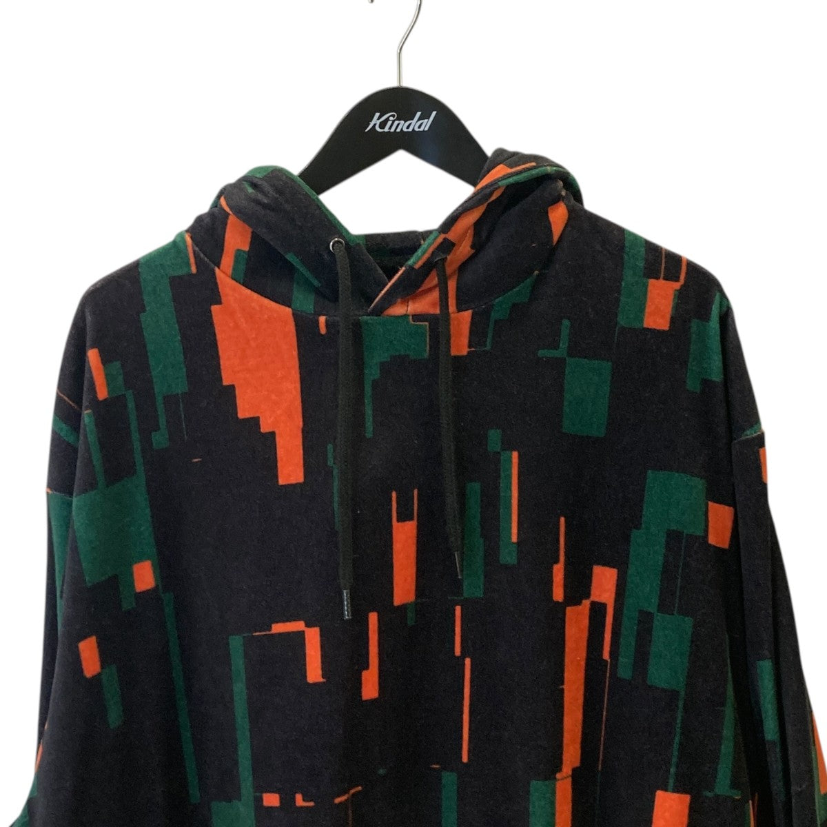 25AWNOISE VELOUR HOODIE総柄ベロアパーカーFW25-SW04