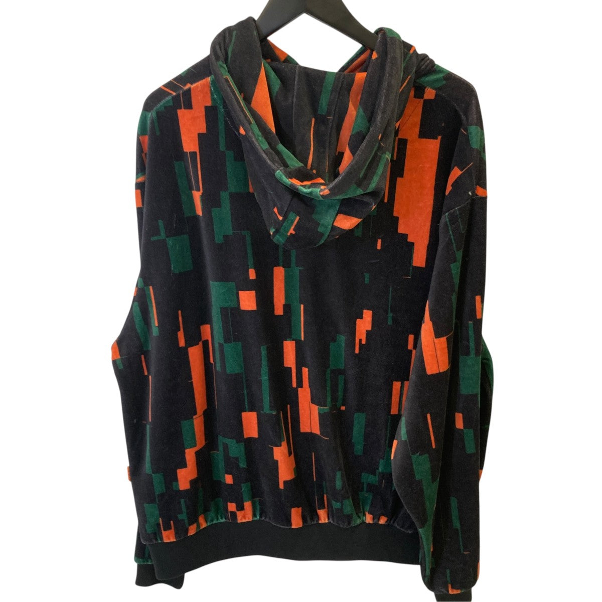 25AWNOISE VELOUR HOODIE総柄ベロアパーカーFW25-SW04