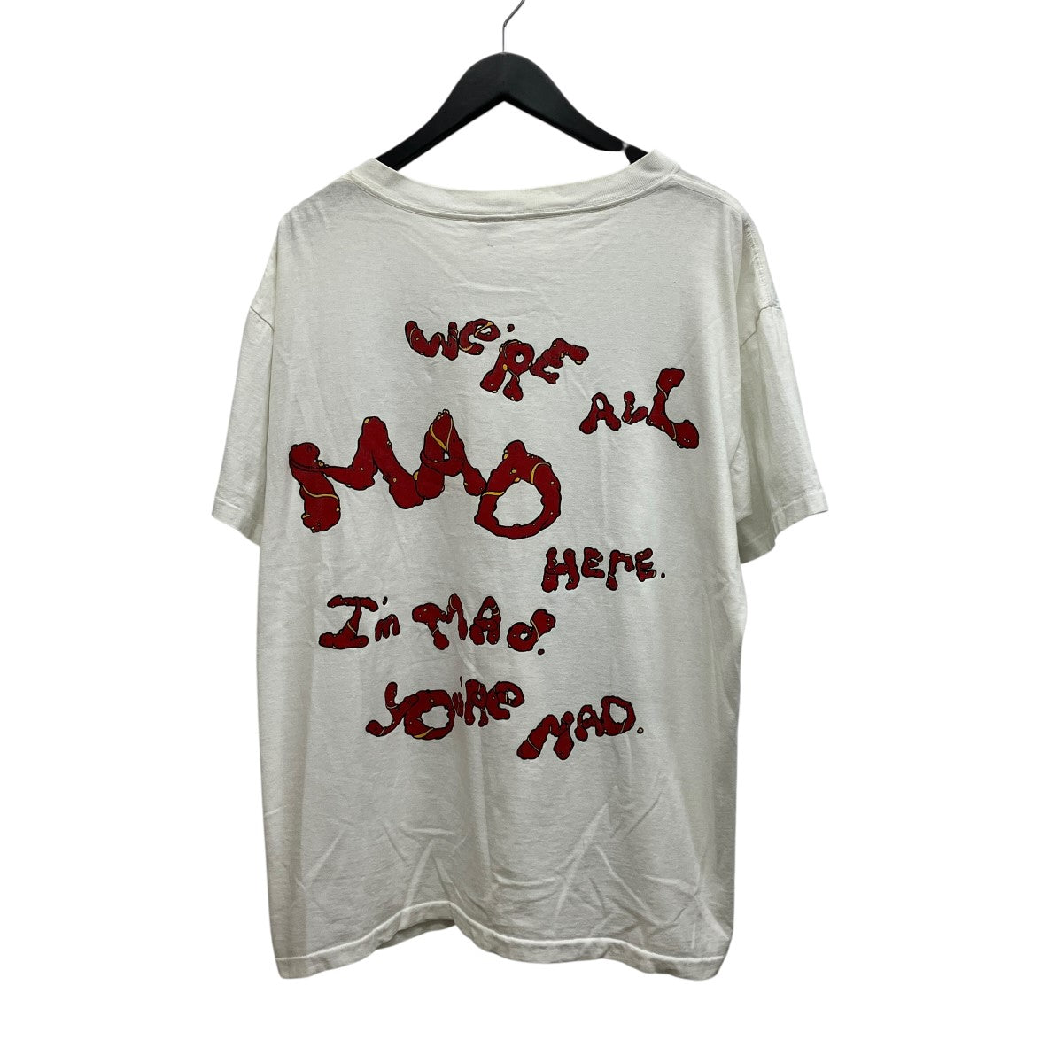 90s 不思議の国のアリス チェシャ猫プリントTシャツ