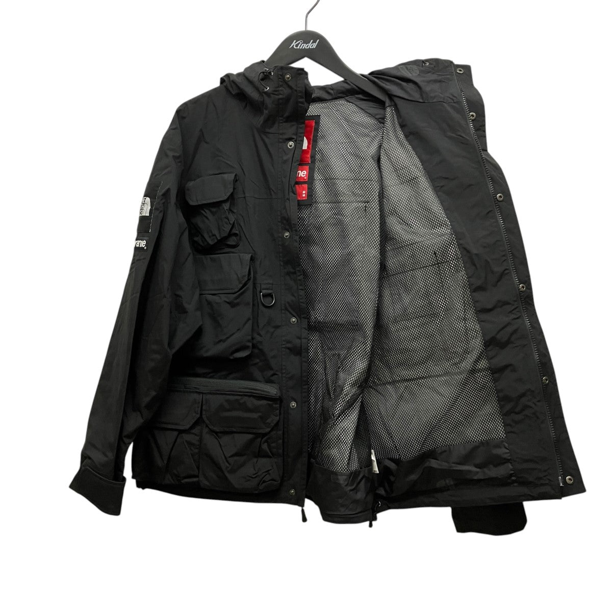 Supreme×THE NORTH FACE 20SSCargo Jacket BlackロゴカーゴジャケットNP02001I 古着・中古-5枚目のアイテム画像