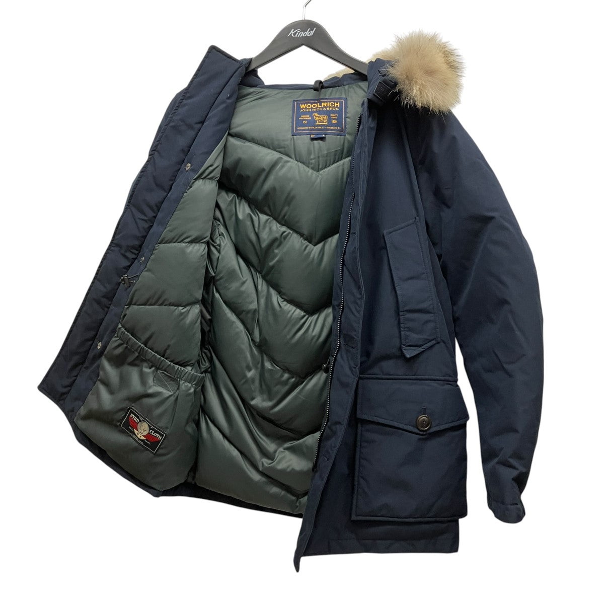 WOOLRICH コヨーテファーダウンジャケット1402057 古着・中古-5枚目のアイテム画像