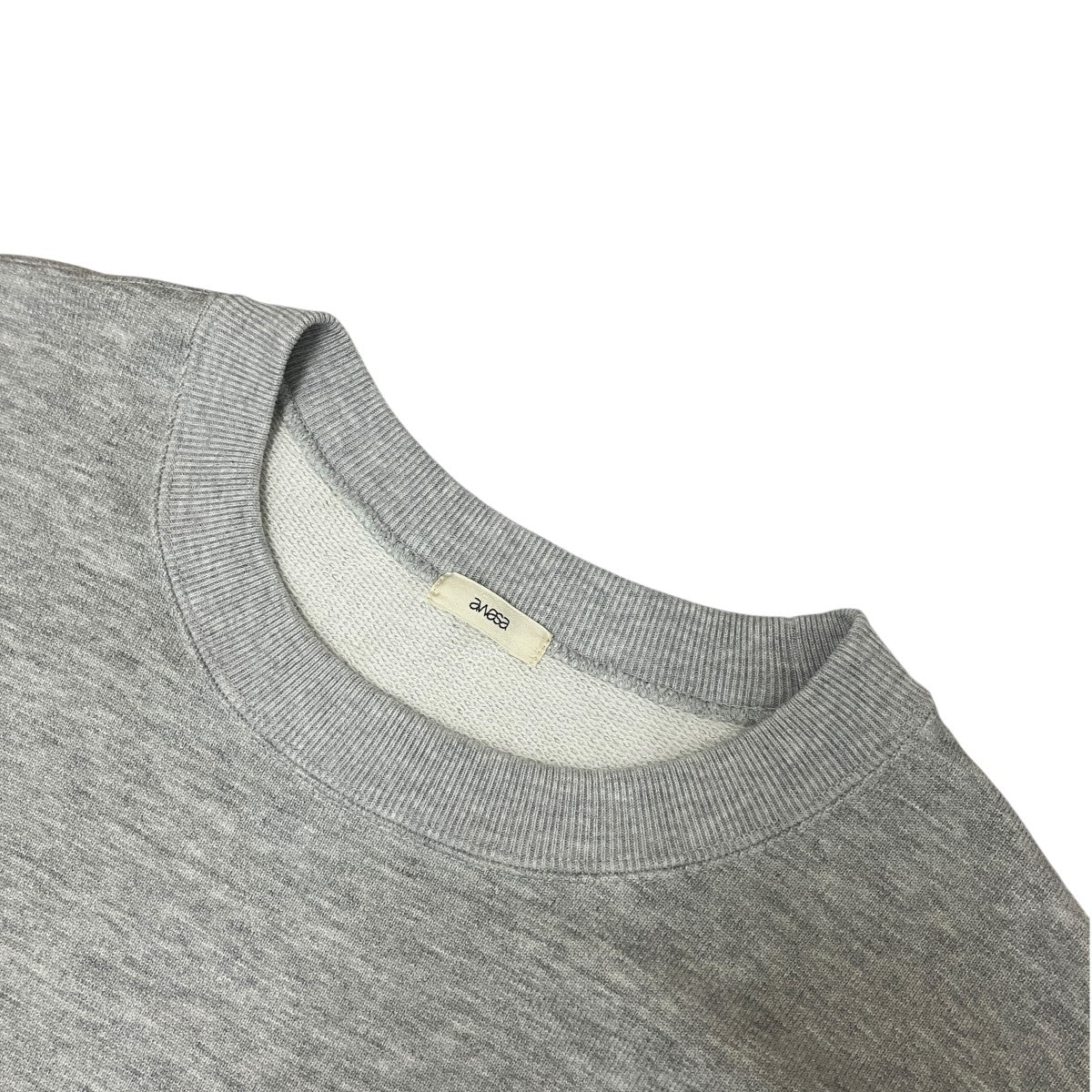 supima aging cotton crew neck sweatshirtスウェットトレーナーaws5-cs002