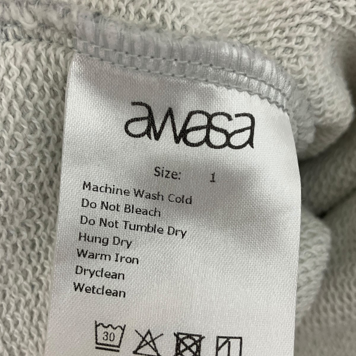 supima aging cotton crew neck sweatshirtスウェットトレーナーaws5-cs002