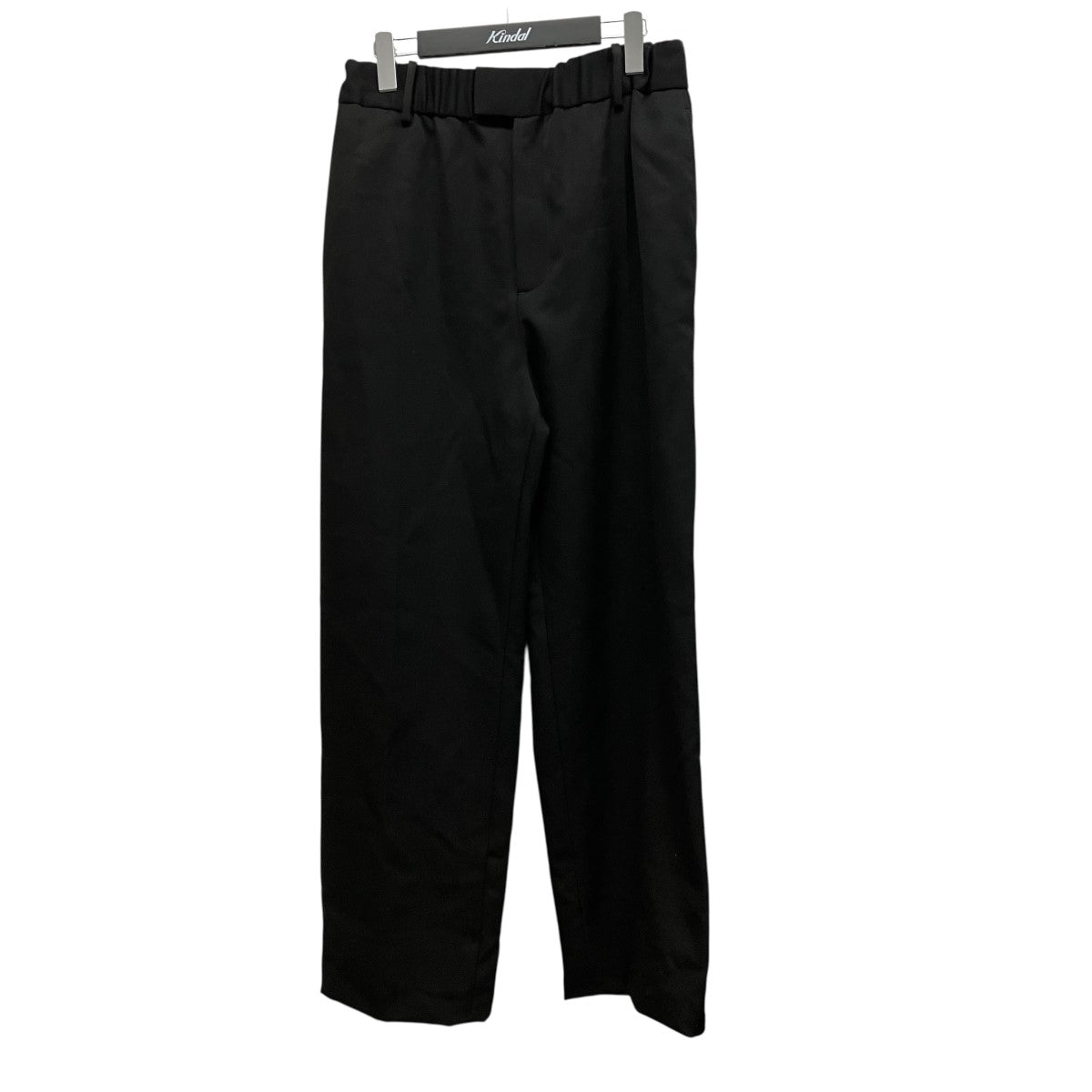 Prince Of Wales Wool Trousersイージーワイドスラックス750027