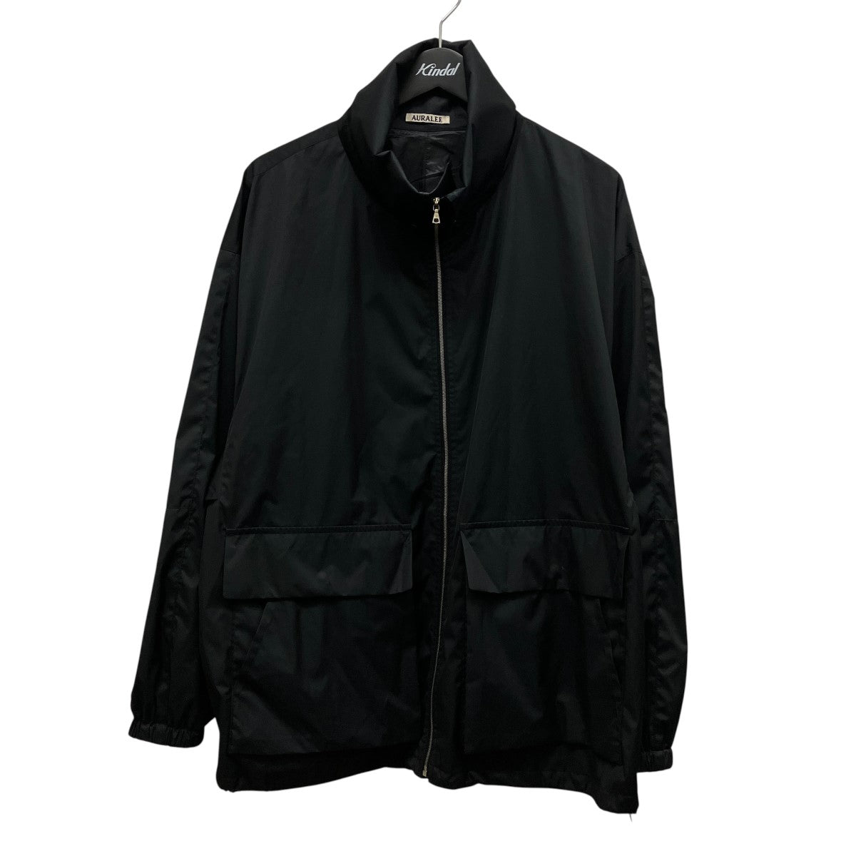 HARD TWIST POLYESTER SATIN LAMINATE ZIP BLOUSONジップアップナイロンジャケットA24SB02SL