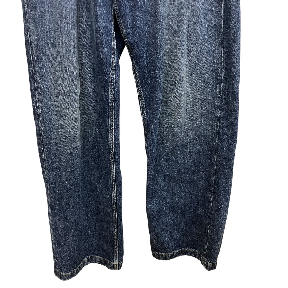 Denim Wide-Leg Jeansベルテッドワイドレッグデニムパンツ771883 V2J80