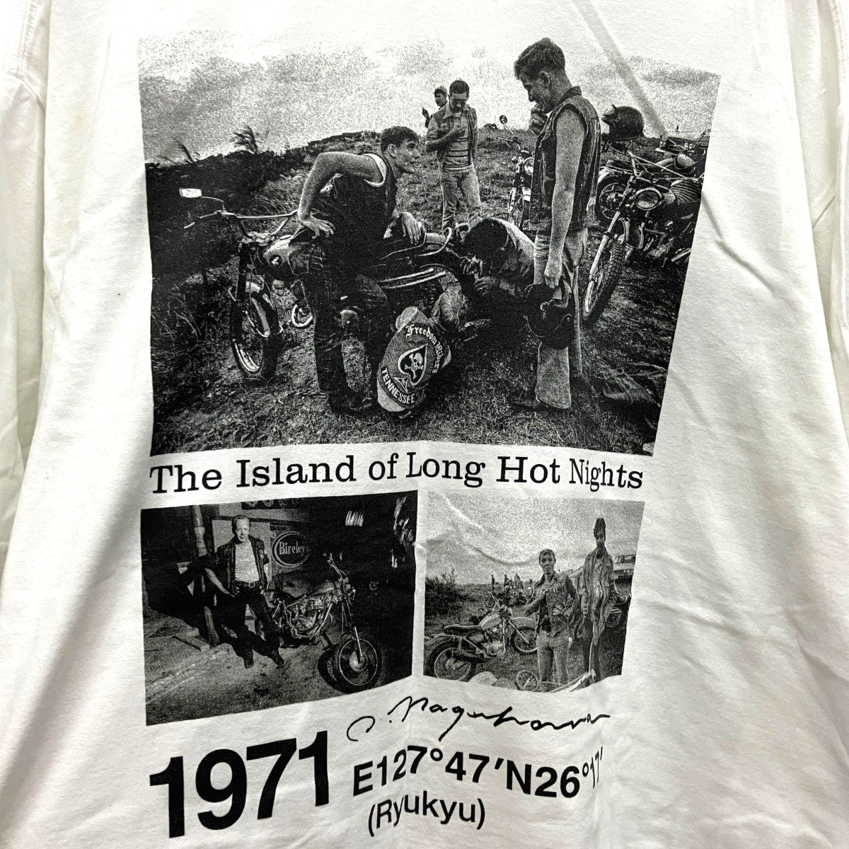 フォトグラフィックプリントTシャツ