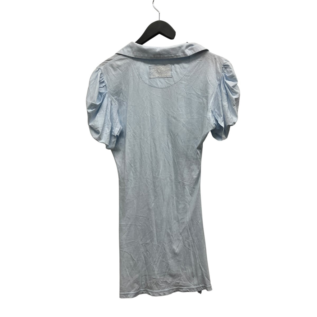 Shirring Tennis Dressパフスリーブポロシャツ
