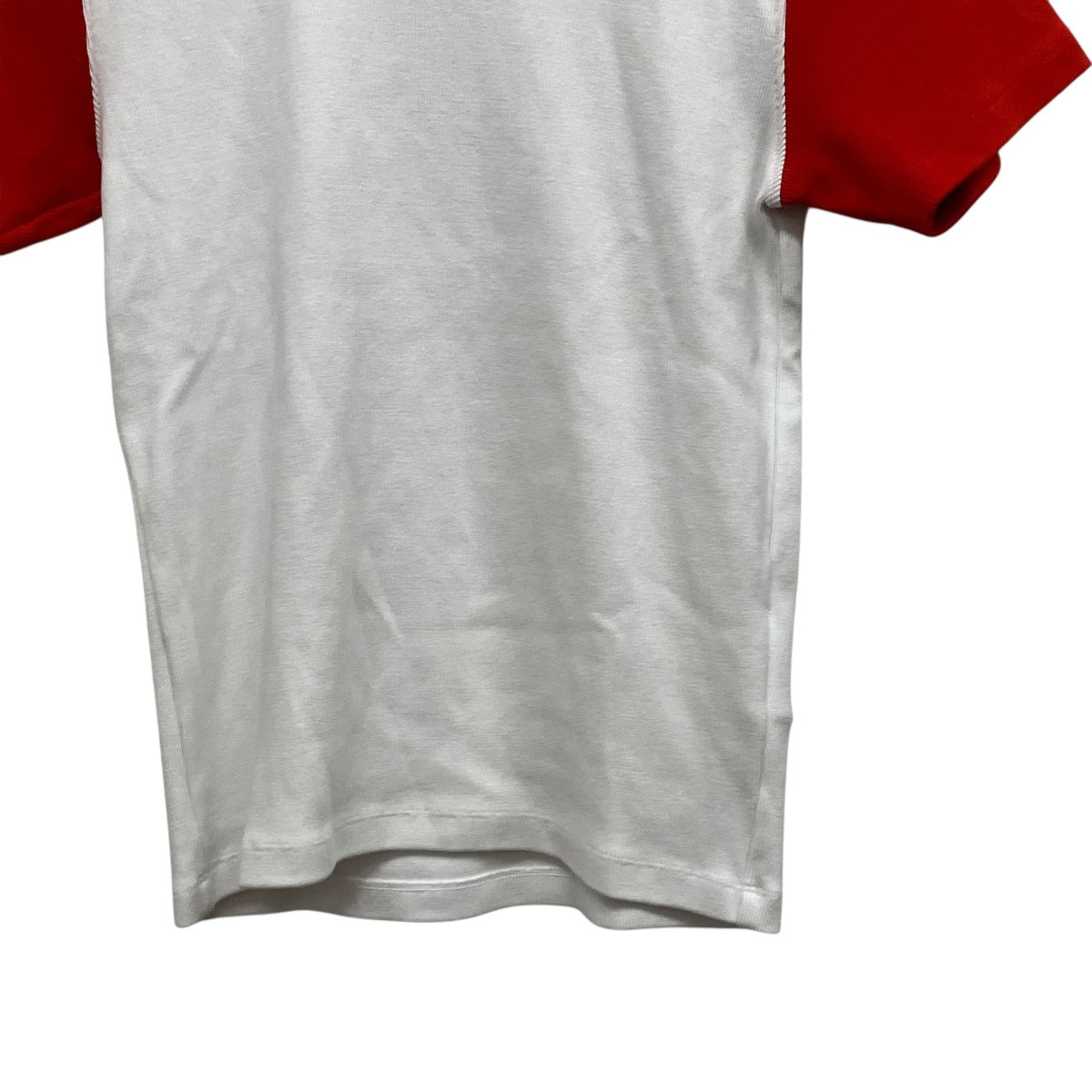 ロゴ刺しゅうバイカラーニットTシャツUTS005.JE0010
