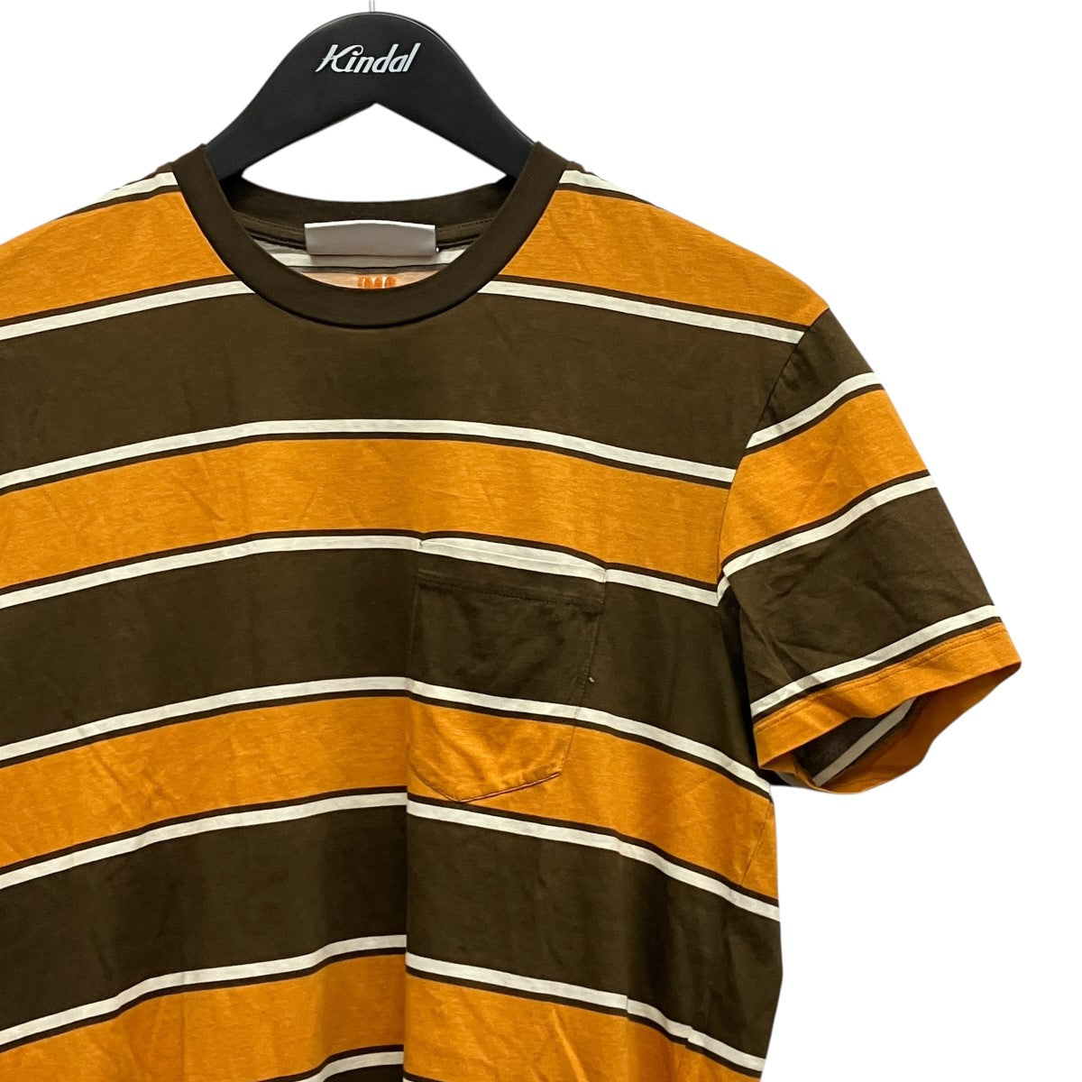 バック刺しゅうロゴボーダーTシャツE17J108.711
