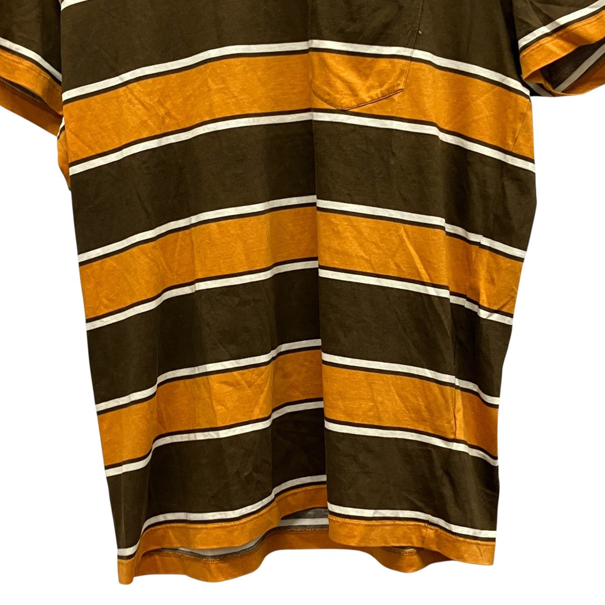 バック刺しゅうロゴボーダーTシャツE17J108.711