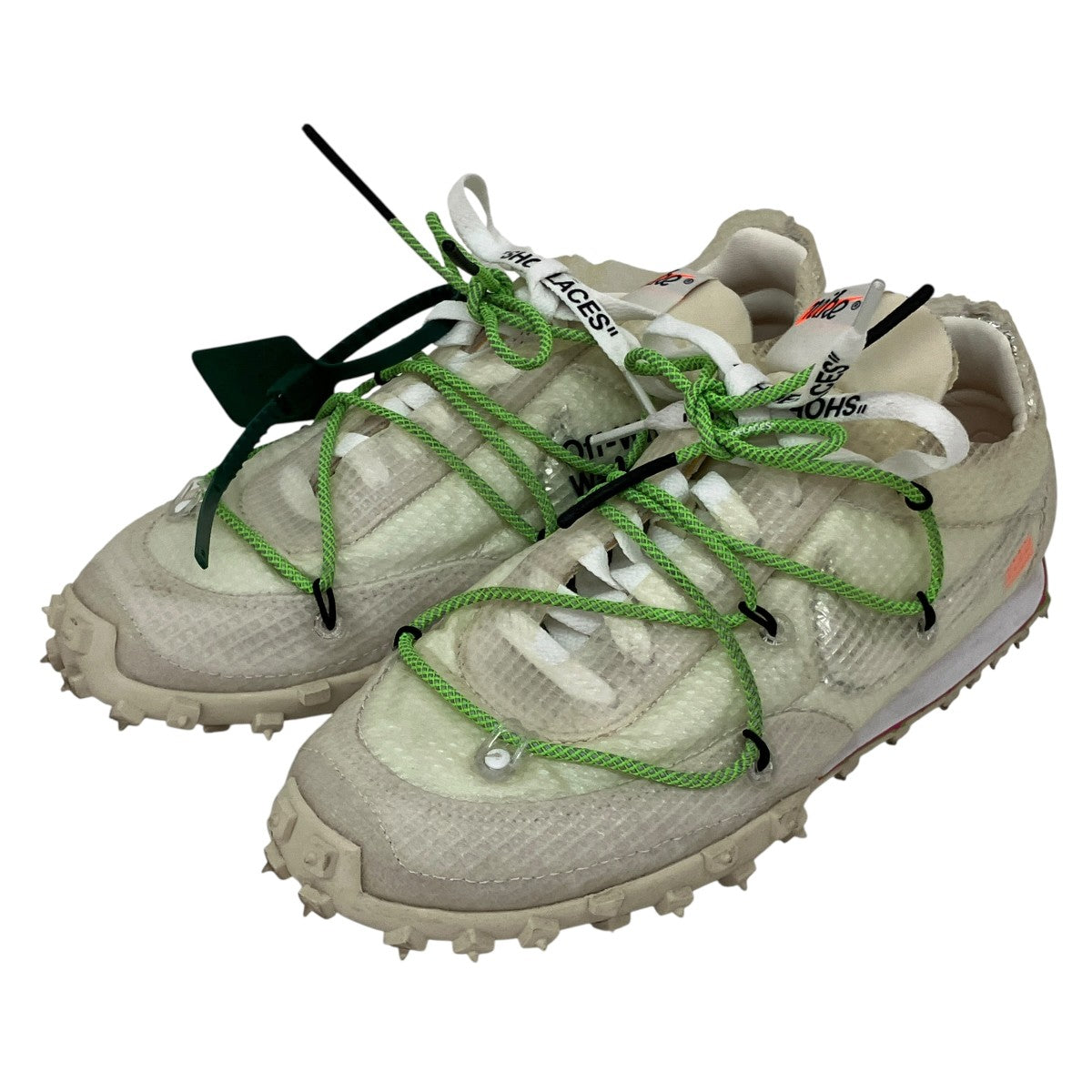 NIKE×OFFWHITE Waffle RacerスニーカーCD8180-100 古着・中古-1枚目のアイテム画像