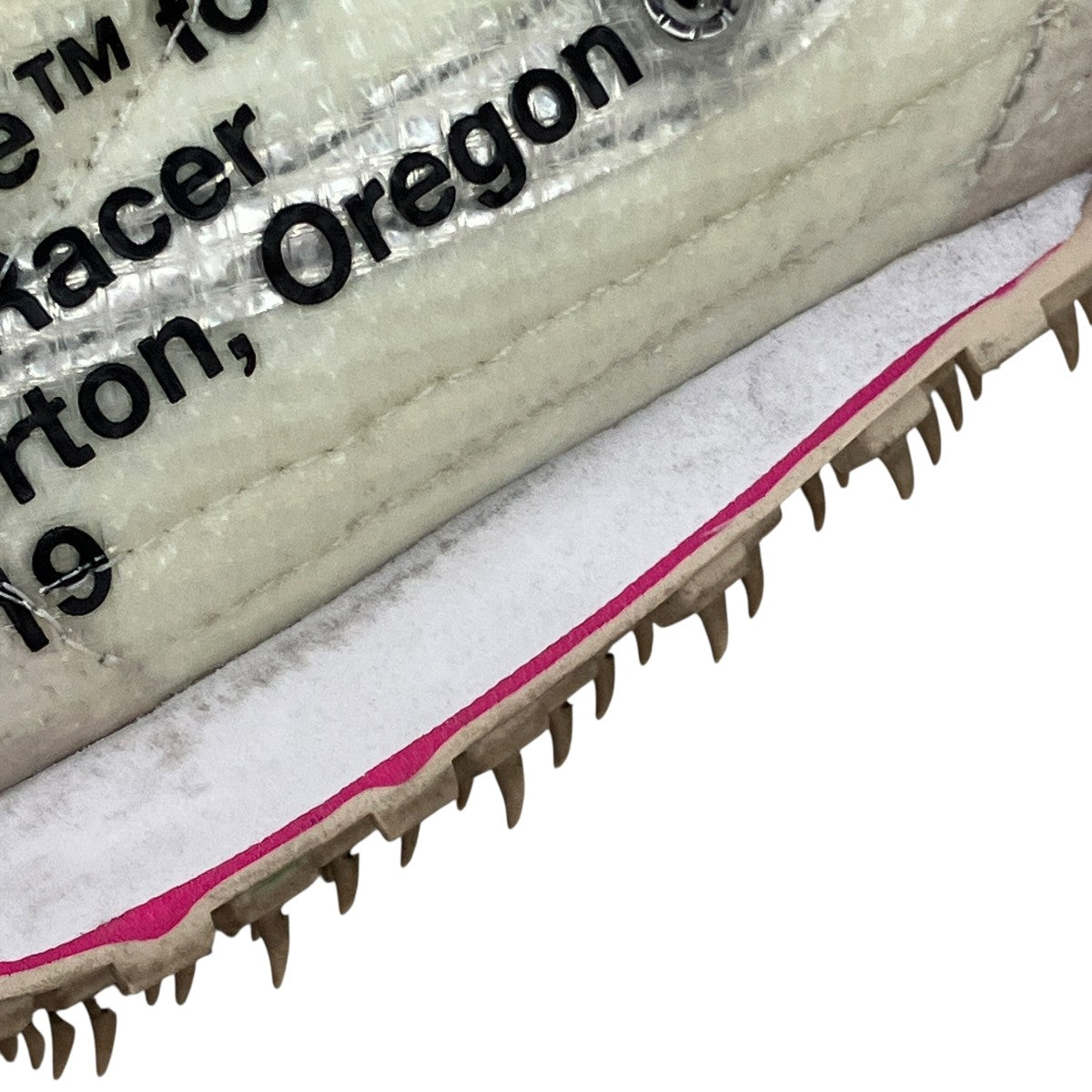 NIKE×OFFWHITE Waffle RacerスニーカーCD8180-100 古着・中古-7枚目のアイテム画像