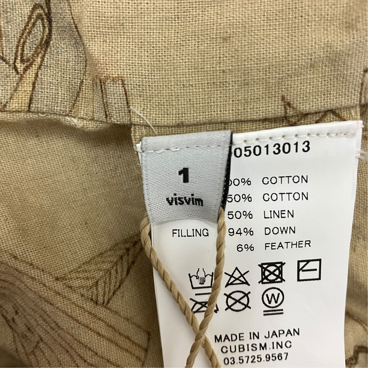ICT Kerchief down JKTバンダナダウンジャケット0217905013013