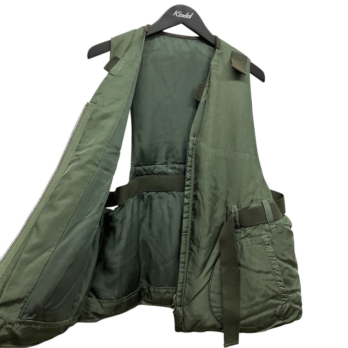 CONTRARY DEPT HARRIER DOWN VESTリバーシブルミリタリーダウンベスト0522905013001