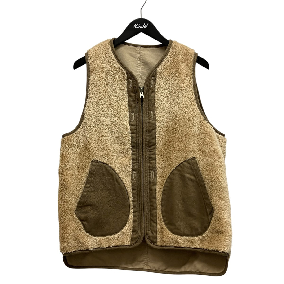 CONTRARY DEPT LINER VESTリバーシブルボアベスト0523905013001