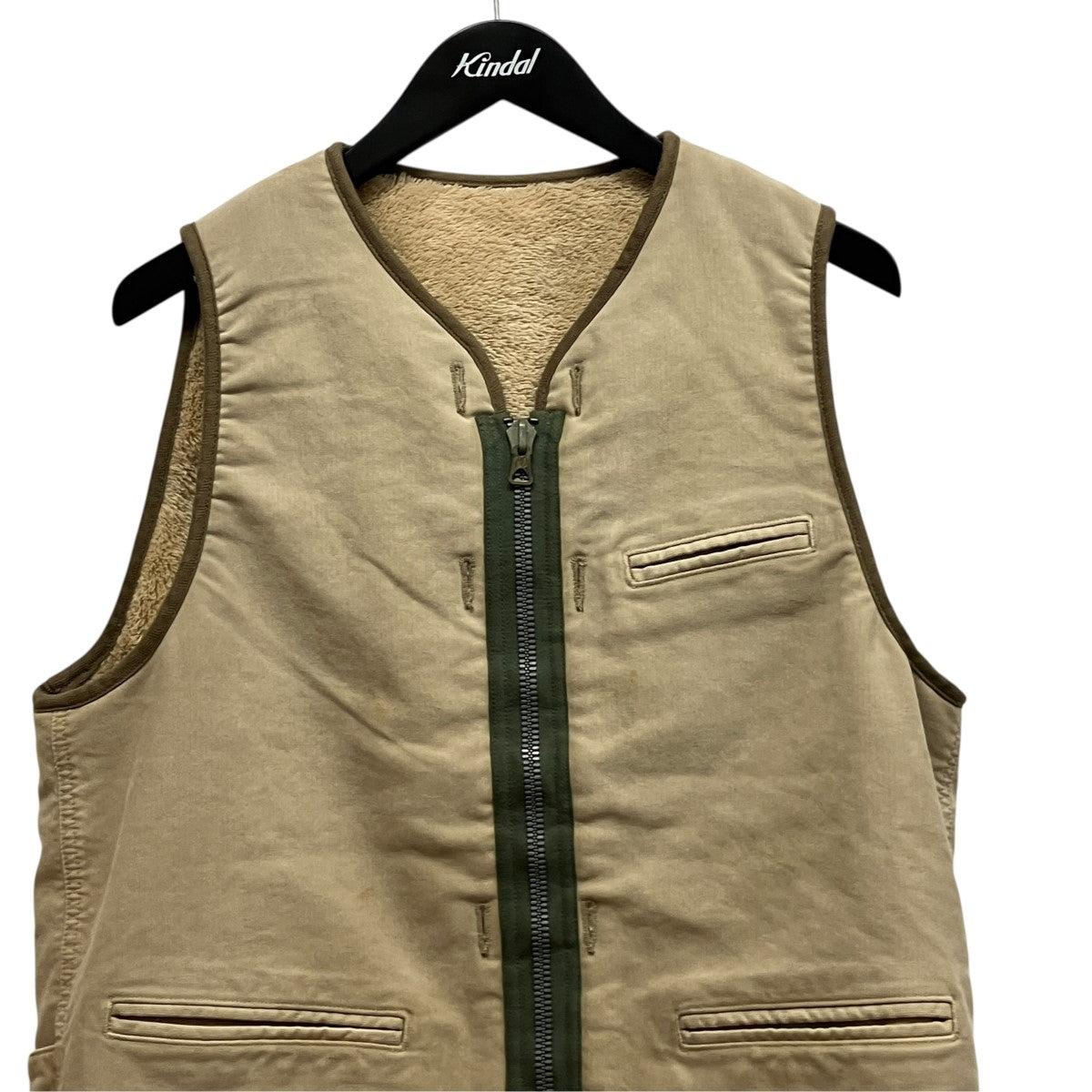 CONTRARY DEPT LINER VESTリバーシブルボアベスト0523905013001