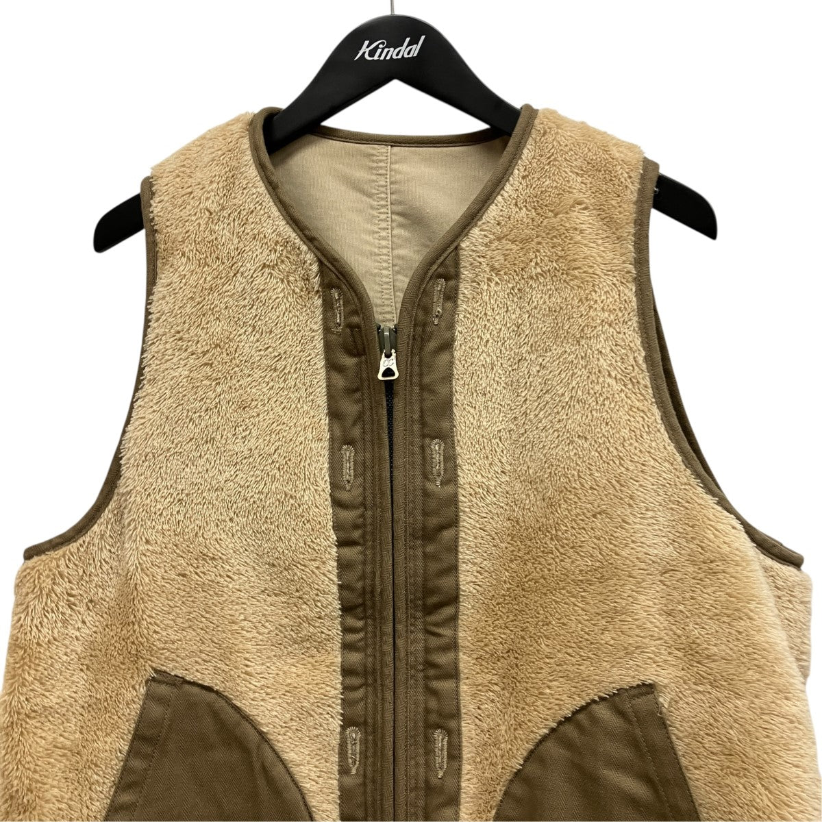 CONTRARY DEPT LINER VESTリバーシブルボアベスト0523905013001