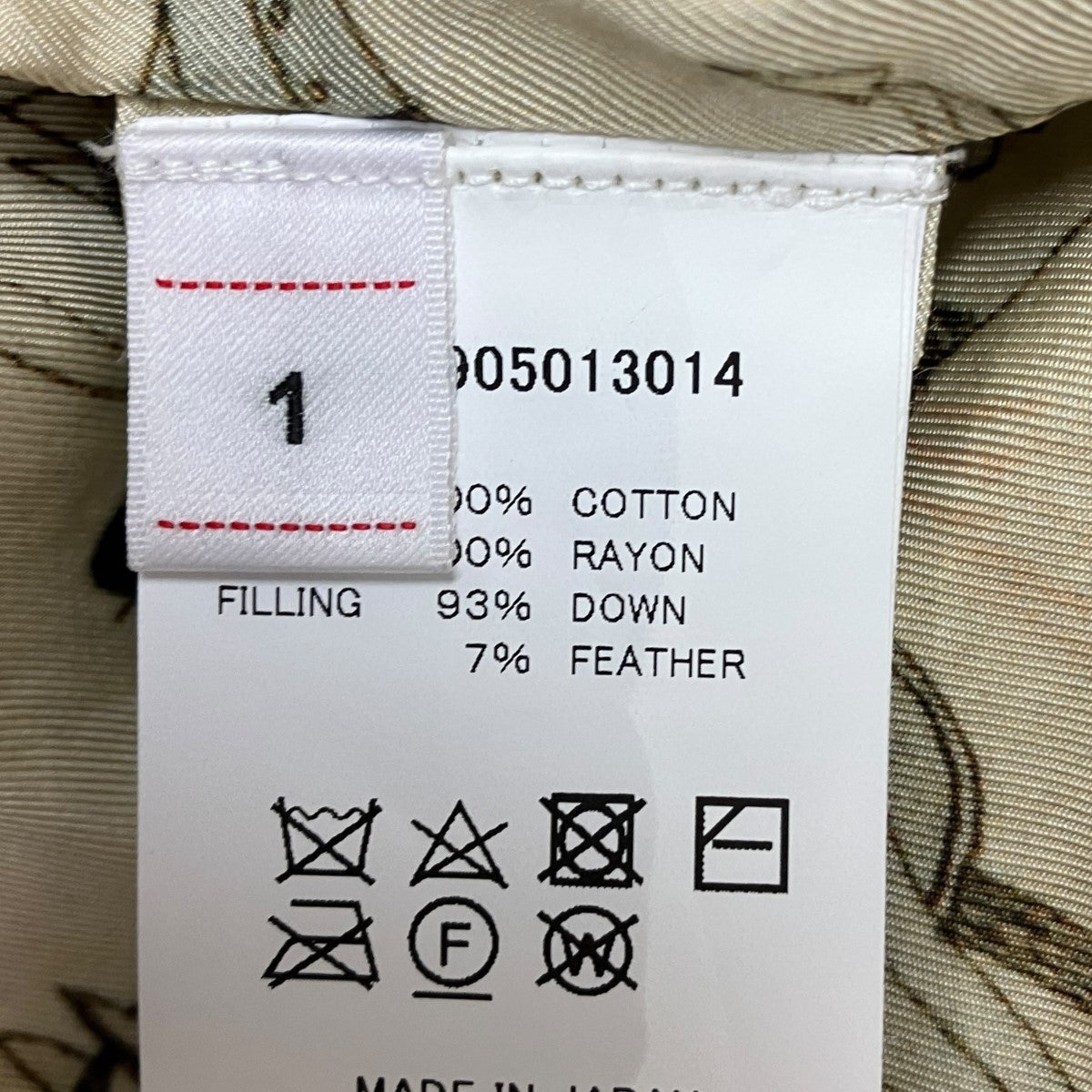 KERCHIEF DOWN JKTバンダナダウンジャケット0222905013014