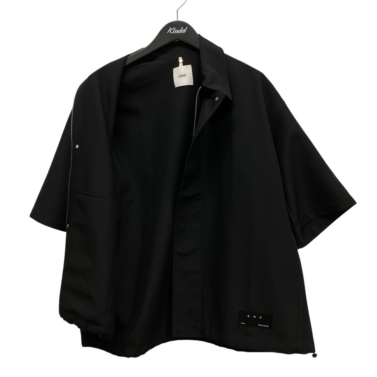 SALLY SHIRTジップアップ半袖シャツ24E28OAU23 PESOA009