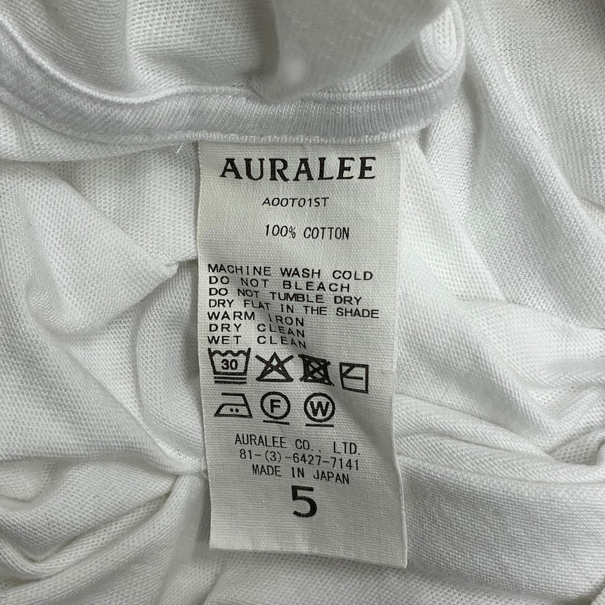 クルーネックTシャツA00T01ST SEAMLESS CREW NECK TEE