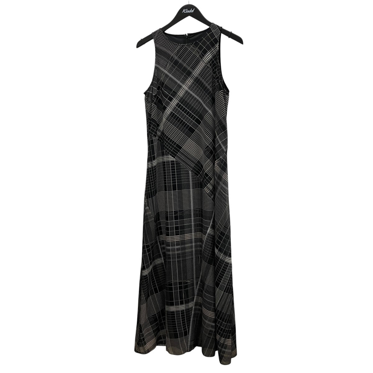 MEDI STRAIN CHECK DRESSチェック柄ビスチェ付ノースリーブチェックワンピース0225105931190