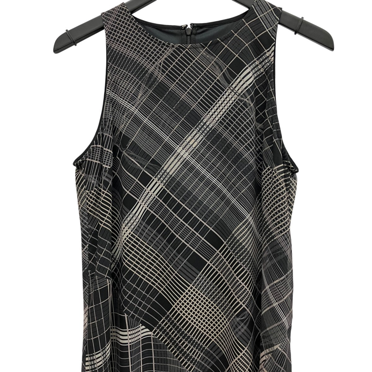 MEDI STRAIN CHECK DRESSチェック柄ビスチェ付ノースリーブチェックワンピース0225105931190
